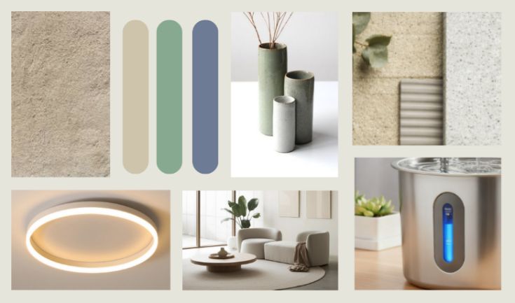 CMF moodboard.