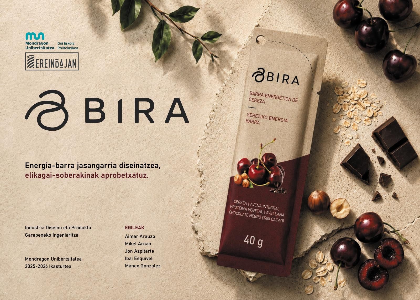 BIRA, cover of the project dossier.