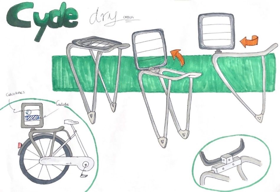 Concept sketch of the hanger.