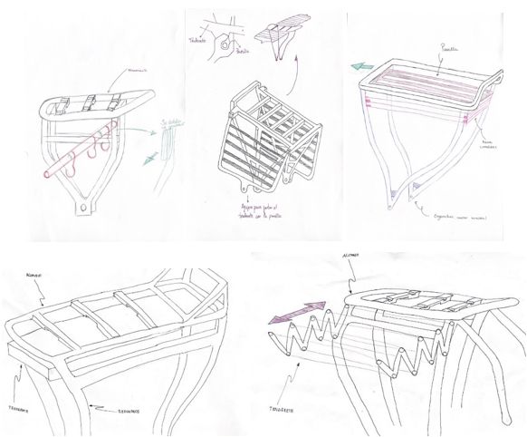 Ideation sketches.